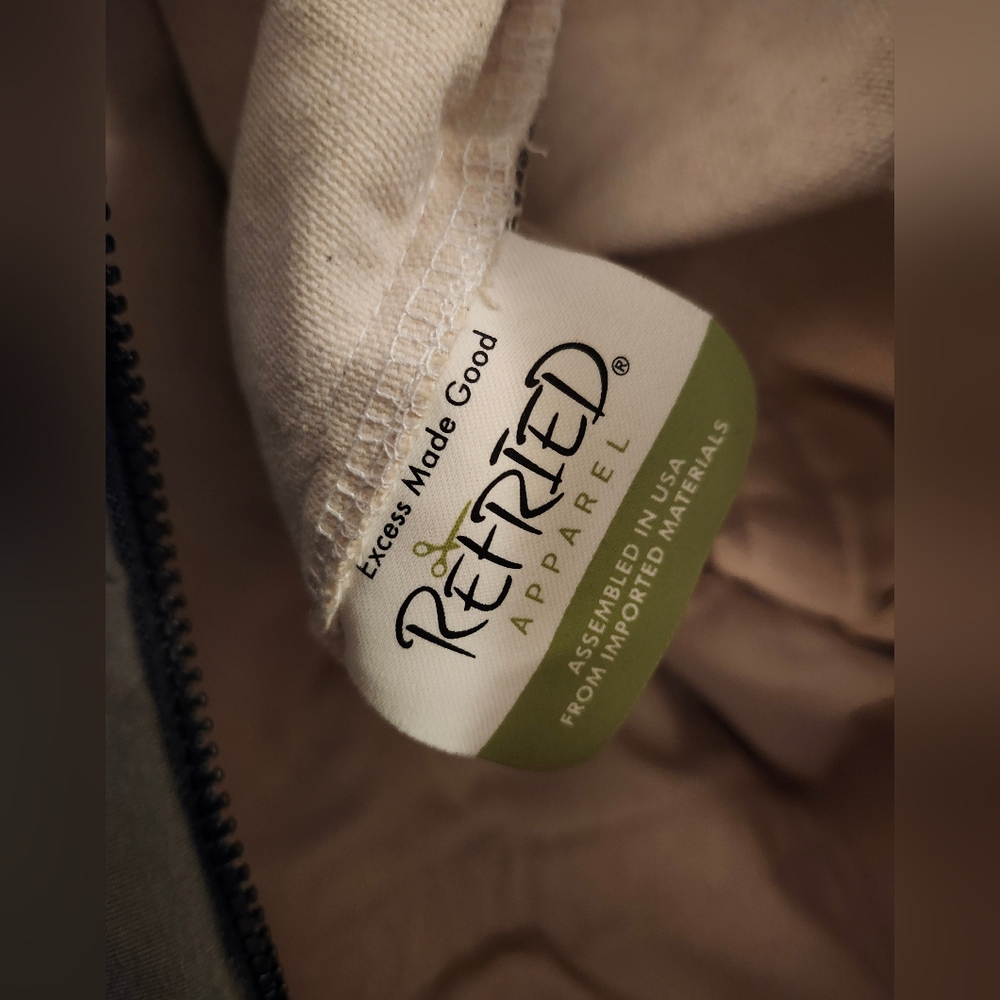 NWT REFRIED UPCYCLED Handcrafted Patchwork Small … - image 6